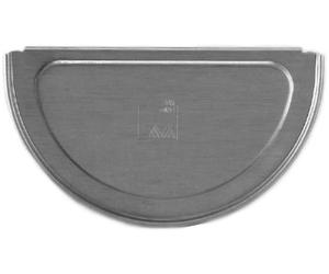 Talon symétrique quartz zinc naturel à gorge - Pour gouttière de 25