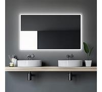 Talos Miroir de Salle de Bains à LED Moon 120x70 cm - Couleur Claire 4200K - Design Moderne et revêtement de Haute qualité