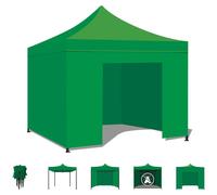 Taman Tente de jardin / Gazebo 3X3 Marquise pliante imperméable pour les foires et marchés Couleur verte