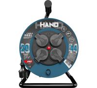 Tambour de câble HAND PRO 20 m 4x prises 230V IP44 H05RN-F 3x1,5 mm²