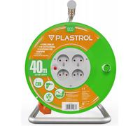 Tambour de câble Plastrol Standard Line 40m H05VV-F 3x1,5 4xGS 16A orange (W-98950)