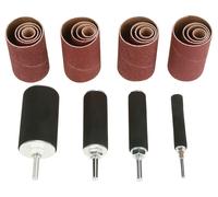 Tambour de ponçage - Tambours en caoutchouc avec mallette - 20 pièces