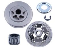 Tambour d'embrayage Kit Pièces de rechange avec Roulement à aiguilles Rondelle d'embrayage E-clip pour Stihl MS391 MS311