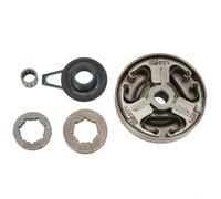 Tambour d'embrayage robuste avec roulement à aiguilles et jante de pignon de 0,9 cm 7 t et 8 t compatible avec 362 365 371 372 372xp Kit de réparation pour tronçonneuse