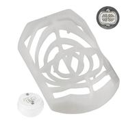 Tamis à Cheveux pour écoulement de Douche, 1 pièce, en Noir, Compatible avec Viega Domoplex 6928 et 6929, Tube Plongeur de Rechange Attrape-Cheveux Douche pour Ø 52 mm Domo plex