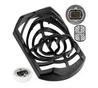 Tamis à Cheveux pour écoulement de Douche, 2 pièces, en Noir, Compatible avec Viega Domoplex 6928 et 6929