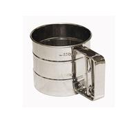 Tamis à farine 10,5 x 9,5 cm acier inoxydable - - Argent / Métallique - Acier Inoxydable (inox)