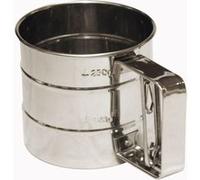 Tamis à farine 10,5 x 9,5 cm acier inoxydable - - Argent / Métallique - Acier Inoxydable (inox)