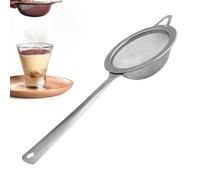 Tamis à Farine pour Pâtisserie - Acier Inoxydable 17x6.5x2.5cm | Saupoudreur de Cacao Mailles Fines | Passoire à Sucre Glace Outil de Boulanger Pour Gâteau de Mariage