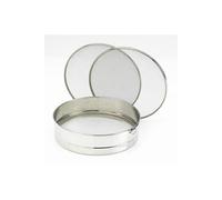 Artame Tamis à Farine ART69520, inox 3 grilles interchangeables (fines/moyennes/grosses) Ø 20 cm
