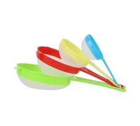 Tamis à fleurs | Lot de 4 passoires colorées à mailles fines, saupoudreuse de sucre en poudre - pour gâteau de , paner, friture, cuisine de cuisine et préparation des aliments, décoration de