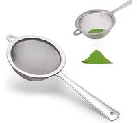 Tamis à matcha | Passoire à thé | Maille très fine | Acier inoxydable | Élimine les grumeaux dans la poudre de thé vert matcha