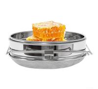 Tamis à miel avec double filet filtrant, passoire réglable pour apiculture et cuisine, filtre métallique de qualité alimentaire pour nettoyer le miel, l'huile et la farine, 5 à 10