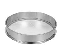 Tamis à Terre Jardinage en Acier Inoxydable 2mm | Tamis Maconnerie, Maille Uniforme, Sable et Pierre, Entretien Facile, Usage au Jardin, Argenté