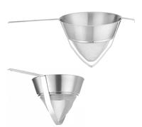 HENDI Passoire chinois de cuisine, tamis, filtre, Chinois en maille fine, conique, renforcée, ø250mm, acier inoxydable