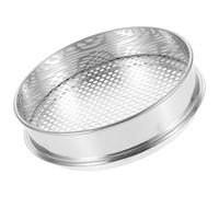 Tamis de Calibrage Rond pour Sol, Acier Inoxydable, Argenté, 20 CM | Tamis de Maçonnerie, Jardinage Extérieur, Classification des Grains, Usage Fruit Bodhi et Dendrobium