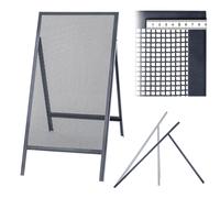 KADAX Tamis de chantier pour sable, terre, maçonnerie, 120x60cm, gravier, largeur de maille 6mm