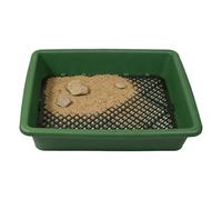 Tamis De Sol - Poêle Dè Prospection D'or | Tàmis À Mailles, Tam̃is À Granulés Antirouille Empilables, Tamïs D́e Jardinage Pour La Saleté Des Roches, Accessoire Dë Tri Ďe Tamisage Minier Dė Plantes En