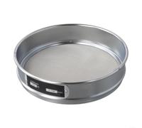 Tamis d'essai de laboratoire 20 cm avec maille inoxydable 304 - Cadre chromé robuste pour sable et maille 4-600 (100 mailles)