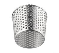 Tamis d'évacuation de grenier 304 - Protection contre le colmatage - Forme entonnoir - Pour jardin, piscine, balcon, terrasse, rouille - Étanche - Argenté (110 mm)