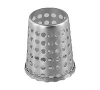 Tamis d'évacuation de grenier 304 - Protection contre le colmatage - Forme entonnoir - Pour jardin, piscine, balcon, terrasse, rouille - Étanche - Argenté (50 mm)