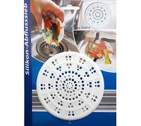 Tamis d'évacuation en silicone avec passoire Ø 118 mm