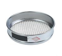 Tamis d'inspection robuste de 20 cm avec cadre double couche et maille fine de 4 à 600 degrés pour les aliments pharmaceutiques et les tâches de tri des cendres métalliques (4 mailles)