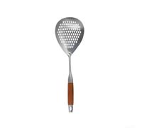 Tamis en métal à long manche pour la cuisson des nouilles et des pâtes - Passoire alimentaire en acier inoxydable - Louche araignée - 39 cm (taille M)