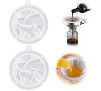 Tamis filtrant - 200/400 mailles - Nylon - Plastique PP5 - 2 pièces