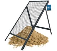KOTARBAU® Tamis Jardinage 20 x 20 mm Acier Tamis Sable 60 x 120 cm Gris pour Sable Terre Cailloux Robuste et Durable