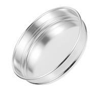 Tamis Manuel à Grains Rond en Aluminium 2,5mm pour Riz | Cuisine et Maison, Argenté, Crible Précis à Trous Réguliers, Outil Polyvalent pour Sélection de Céréales