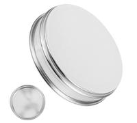 Tamis Manuel Rond 2,5 MM pour Riz et Grains, en Aluminium | Tamis à Grains Cuisine, Crible Perforé Précis, Finition Argenté, Usage Domestique pour Tri