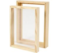 Tamis pour fabrication de papier - Double cadre - 25 x 19 cm