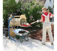 Tamis rotatif pour jardins et chantiers - Tamis rotatif - Polyvalence et facilité d'utilisation