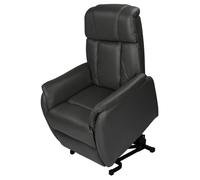 TAMISE - Fauteuil Relax et Releveur Electrique Cuir Noir