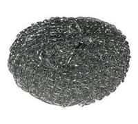 TAMPEL Tampon à récurer métal - Éponge maille ovale/ronde 25 g Argenté/gris (métallique)