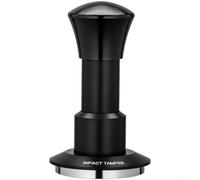Tamper à café expresso entièrement fabriqué en acier inoxydable 304 avec ressort auto-retour pour un remplissage constant de types porte-filtre 51 mm, 53 mm, 58 mm (51 mm)