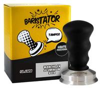 Tamper Café Baristator 58.6mm Haute Précision Manche Aluminium Noir