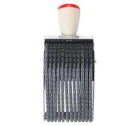 Tampon à date numérique, 12 chiffres, 4,5 mm, avec lettres, chiffres et symboles, couleur grise