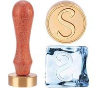 Tampon à glace à lettres - Tampon à glaçons à initiales - Tampon à glaçons à imprimer - Poignée de tampon amovible - Sac en velours - Tampon à glace - Cocktail Whisky - Mojito - MariageDIY - Fabriquer