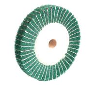 Tampon à récurer Non tissé 1 pièce, meule 4 "/5"/6 "/8"/10 "/12" | Roue de polissage à rabat, disque en fibre de Nylon, alésage de 20mm, épaisseur de 1 "(Grit 120,300x25mm)