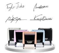 Tampon auto-encreur personnalisé Trodat 4910 et T926-tampon signature, taille M (0,9 cm x 2.6cm)