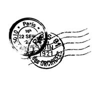 TAMPON CACHETS POSTALES - 45X56 MM - BOIS