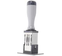 Tampon Dateur Portable en Métal et PP pour Papier et Sachets présents | Marquage Multi-Surface Facile à Utiliser, pour Carnet de Notes et Loisirs Créatifs à Domicile, Encre Vendue Séparément