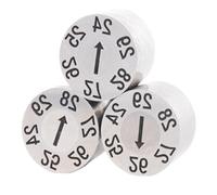 Tampon dateur réglable pour plastique Inserts de Code de timbre à Date variable par Injection, 2 pièces/5 pièces, for enregistrer la Production du D4 à D20 MM(Year stamp,2pcs 8x20mm)