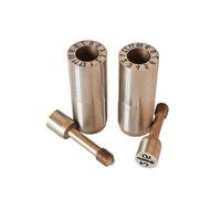 Tampon dateur réglable pour plastique Inserts de Code de timbre à Date variable par Injection, 2 pièces/5 pièces, for enregistrer la Production du D4 à D20 MM(Month stamp,2pcs 4x12mm)