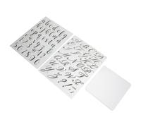 Tampon de Cuisson en Silicone Alphabet et Chiffres pour Dessert | Moule à Pâtisserie pour Fondant, Décoration Alimentaire Sûre, Lot de Set de Pièces, pour Gâteau