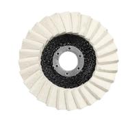 Tampon de polissage en laine | For le polissage de l'aluminium et de l'acier inoxydable for plusieurs surfaces(125mm,3pcs)