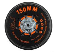 Tampon de ponçage 150 mm avec 37 trous pour ponceuse orbitale, filetage 5/16-24 compatible avec les outils MAXXT