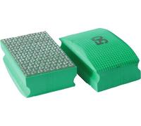 Tampon de ponçage manuel - modèle Bakélite K50 - fixation M14 - Ø100 x 46 mm - vert